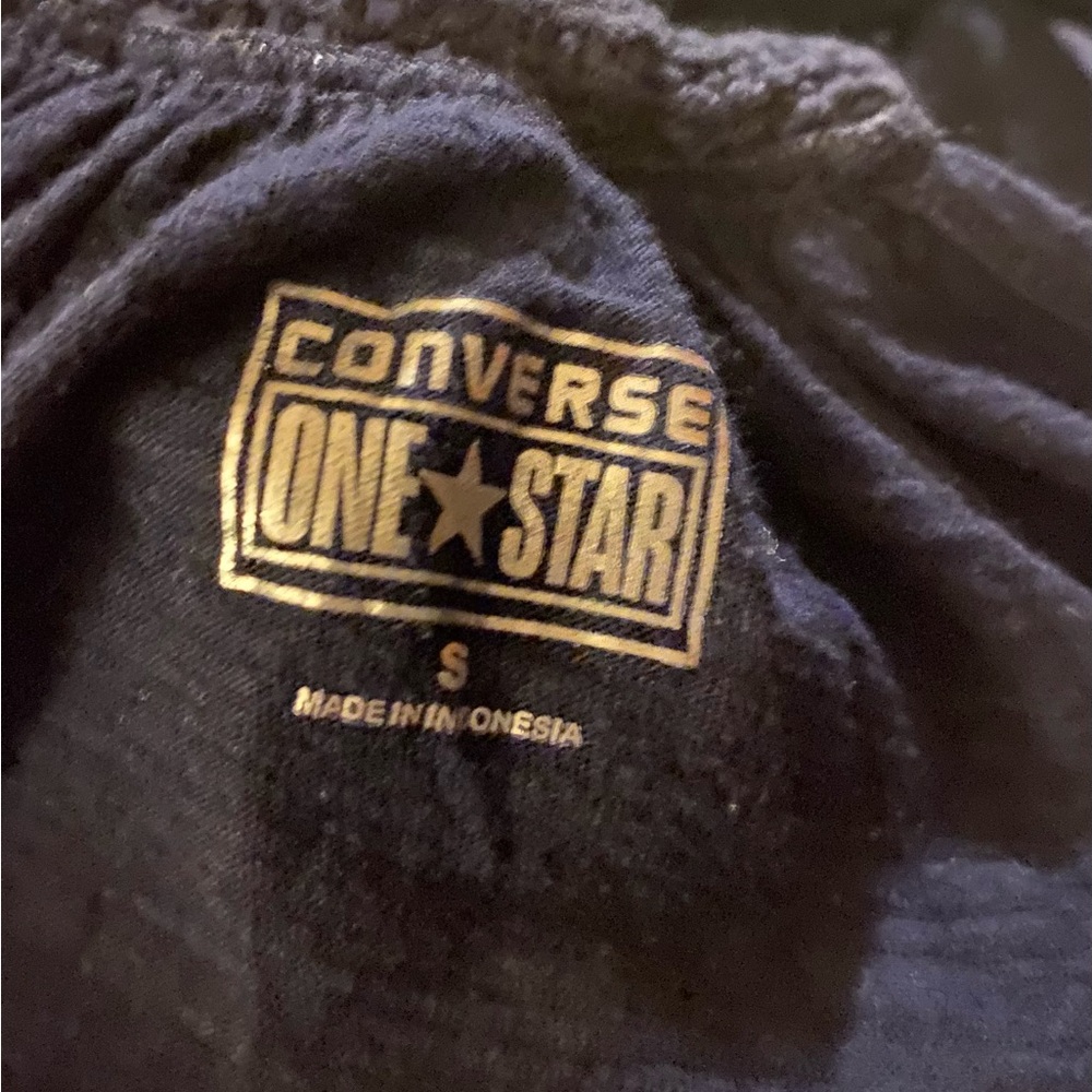 Converse One Star Navy Blue Racerback Tank Top - Picture 3 of 4